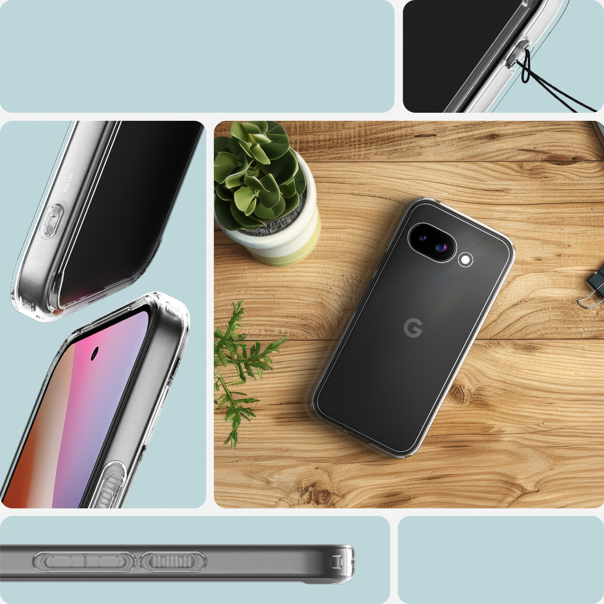 Etui Spigen Ultra Hybrid do Google Pixel 9A, przezroczyste